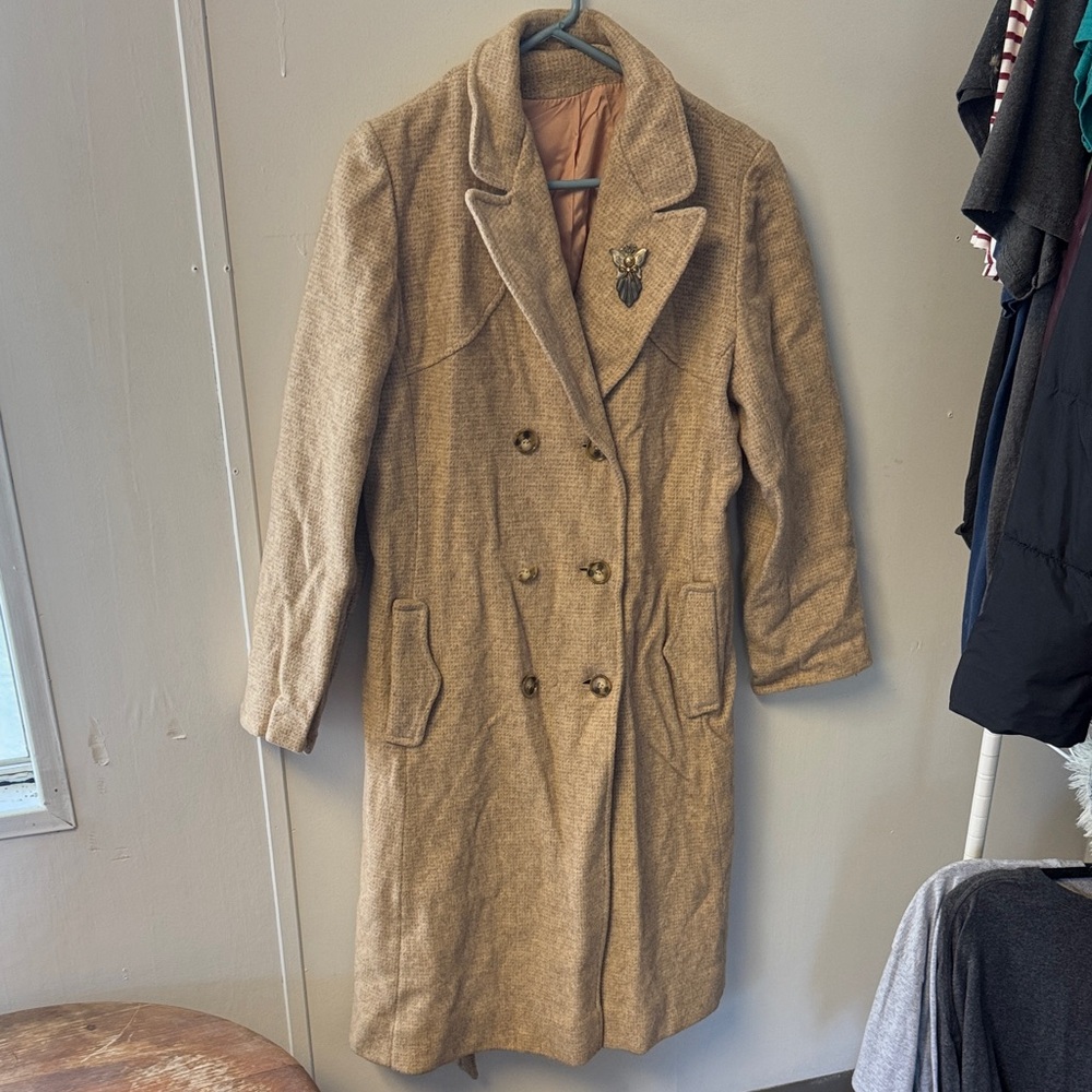 Vintage Tan Trench Coat